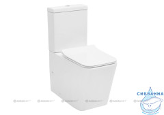 Унитаз напольный безободковый Aquanet Rimless Tavr 203346 (с сиденьем Soft Close (микролифт) ) без бачка