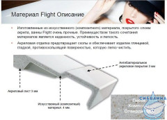 Ванна из искусственного камня Jacob Delafon Elite 170x75 с ножками