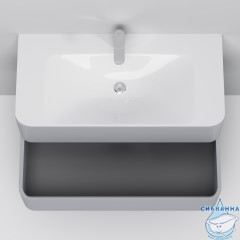 Тумба под раковину AM.PM Sensation 100 серый шелк