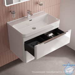 Тумба подвесная, 80 см, белый, Cloud X, IDDIS, CLX80W0i95 подходит умыв. 0178000i28