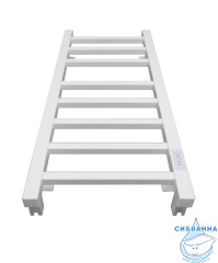 Полотенцесушитель электрический Санприз Квадро П8 30х80 (белый матовый) (подключение универсальное)