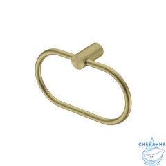 Полотенцедержатель-кольцо, нержавеющая сталь, Дюна (Duna), золото матовое, IDDIS, DUNMGO0i51
