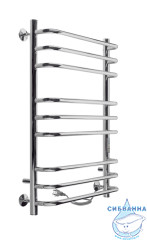 Полотенцесушитель электрический Indigo Brace Lux П9 (с таймером) 50х80 хром (с возможностью скрытого подключения, подключение R/L)