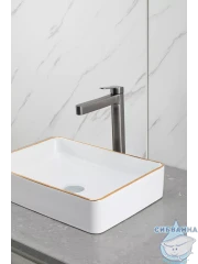 Смеситель раковины Gappo G1099-89 (оружейная сталь)