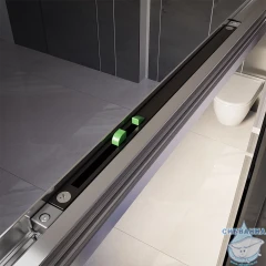 Душевое ограждение Veconi Премиум тренто 150x100 профиль хром, стекло прозрачное PTC30-SP-150100-CH-01-C4 (без поддона)