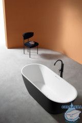 Ванна из искусственного камня ABBER Frankfurt 170x75 AM9941BW