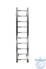 Полотенцесушитель электрический Санприз Аврора П10 20Х100 U (хром) (подключение универсальное)