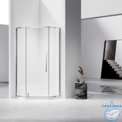 Душевое ограждение Vincea Слим-н 90x90 профиль хром, стекло прозрачное VSP-4SN900CL