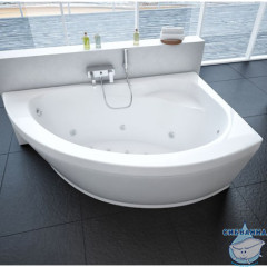 Акриловая ванна Aquatek Аякс 2 R 170х110 с каркасом
