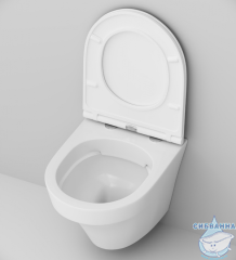 Инсталляция AM.PM с кнопкой смыва в комплекте с унитазом AM.PM Inspire FlashClean c сиденьем Soft close (микролифт) IS450A38.501700