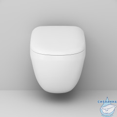 Унитаз подвесной безободковый AM.PM Sensation C301700WH (без сиденья) (белый глянец)