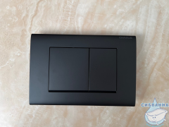 Инсталляция для унитаза Charus CC.300.80.01 с кнопкой смыва Charus Minimalista FP.310.DW.01 черный матовый