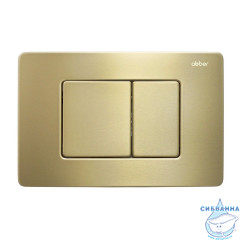 Комплект подвесной унитаз ABBER Rechteck AC1201 белый с инсталляцией AC0105 и кнопкой AC0120MMG золото матовое