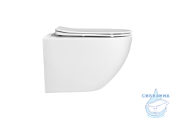 Унитаз подвесной безободковый Aquatek Европа AQ1901-00 (с сиденьем Soft Close (микролифт)
