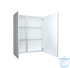 Шкаф-зеркало 1Marka 70 (2 дверки) универсальный