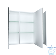 Шкаф-зеркало 1Marka 80 (3 дверки) универсальный