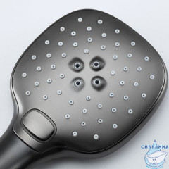 Смеситель для ванны Gappo G3217-9 с аксессуарами (оружейная сталь)