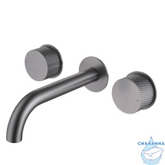Смеситель для раковины встраиваемый Abber Wasser Kreis AF81122NG (никель)