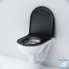 Унитаз подвесной AM.PM Gem C901700SCmb с сиденьем Soft Close (микролифт)