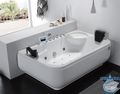 Акриловая ванна Gemy G9085 K R 180х116 с гидромассажем