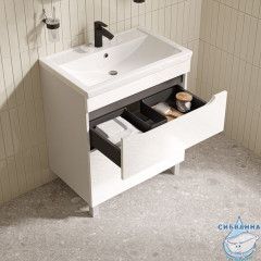 Тумба с умывальником, напольная, 70 см, белый, Ray, IDDIS, RAY70WFi95K подходит умыв. 4077000i28