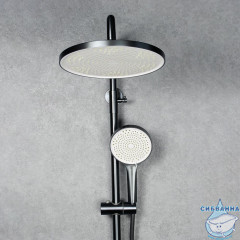 Душевая система Calypso CS24121-9 300 1 режим (оружейная сталь)