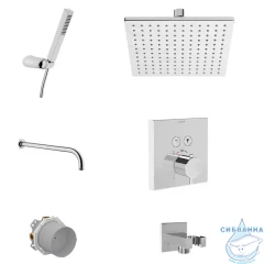 Душевая система Vitra Root Square A49309EXP 220 1 режим (хром)