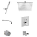 Душевая система Vitra Root Square A49309EXP 220 1 режим (хром)