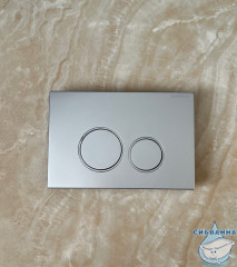 Кнопка смыва Charus Spazio FP.330.46.01 хром матовый