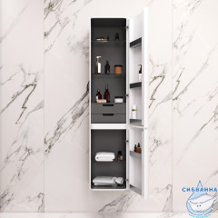 Шкаф пенал Am.Pm Sensation 40 R белый глянец