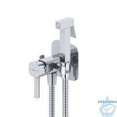 Встраиваемый смеситель с гигиеническим душем, хром глянцевый, IDDIS, 006SBS0i08