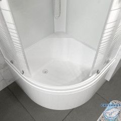 Душевая кабина Тритон Стандард 90х90 Б профиль белый, стело полосы Щ0000061836