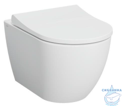 Унитаз подвесной безободковый Vitra Mia Round 7510B003-0075 с сиденьем Soft Close (микролифт)