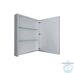 Зеркало-шкаф 1Marka Соната 60 белый глянец