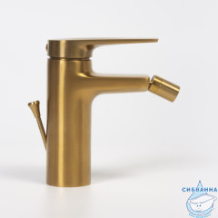 Смеситель для биде Wasserkraft  Aisch 5506 (золото матовое )