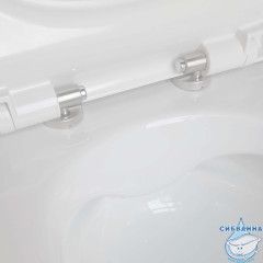 Унитаз подвесной безободковый Aquatek Поларис AQ0700-01 (с сиденьем Soft Close (микролифт)
