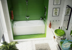 Акриловая ванна Aquatek Либерти 170x70 BER170-0000001 с каркасом