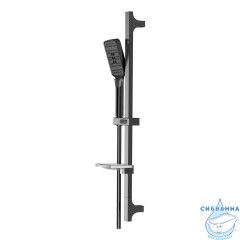 Душевой гарнитур, черный матовый, Agua, IDDIS, AGU3F68i16