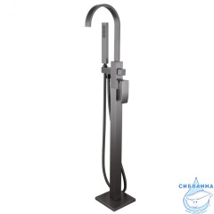 Cмеситель для ванны напольный ABBER Wasserfall AF8615NG (никель)