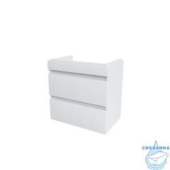 Тумба подвесная с ящиками, белая, 60 см, Zodiac, IDDIS, ZOD6CB0i95 подходит ум. 3506000i28