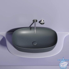  Раковина на столешницу 60 см Ceramicanova Element CN6049MDH (антрацит)