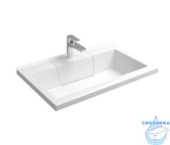 Тумба Aquanet Алвита 70 белый с раковиной Фортуна 70 184620