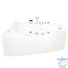 Акриовая ванна Gemy G9056 K L 170х130 с гидромассажем