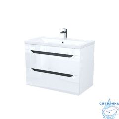 Тумба с умывальником, подвесная, 80 см, белый, Ray, IDDIS, RAY80W0i95K подходит умыв. 4078000i28