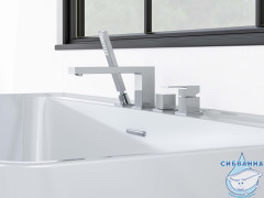 Смеситель для ванны на борт Aquatek Либра AQ1648CR (хром)