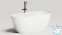 Ванна из искусственного камня Salini Sofia Light 164x74 (материал sapirit, белый глянцевый)