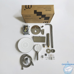 Душевая система Milardo Rora RORSB03M68 250 1 режим (хром)