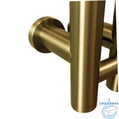 Полотенцесушитель электрический Calypso Dionysus 2 9х118 (брашированное золото)