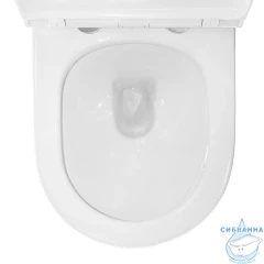 Унитаз подвесной безободковый Azario Uno AZ-2380 с сиденьем быстросъемным Soft Close (микролифт)