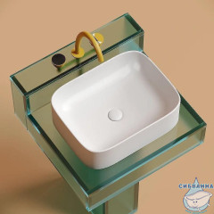  Раковина на столешницу 51 см Ceramicanova Element CN6052MW (белый матовый)